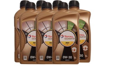 Total Quartz Ineo FDE 0W-30 ACEA C2, Ford WSS-M21950-A, STJLR.03.5007 7x1 Liter