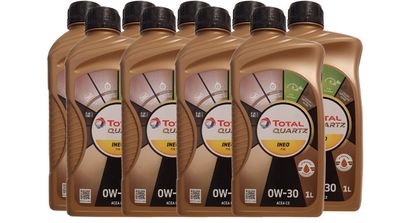 Total Quartz Ineo FDE 0W-30 ACEA C2, Ford WSS-M21950-A, STJLR.03.5007 9x1 Liter