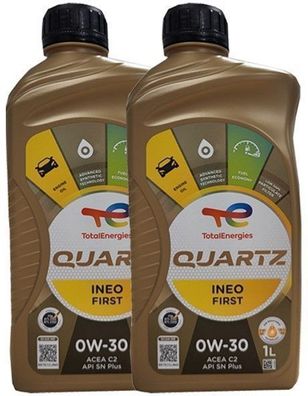 Total Quartz INEO First 0W-30 2x1 Liter