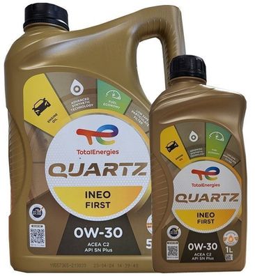 Total Quartz INEO First 0W-30 5 Liter + 1Liter