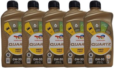 Total Quartz INEO First 0W-30 5x1 Liter