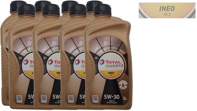 Total Quartz Ineo MC3 5W-30 ACEA C3, BMW LL04, MB 229.52 8x1L