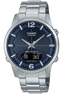 Casio Wave Ceptor Herrenuhr Funk-Solar Stahl/Blau LCW-M170D-2AER