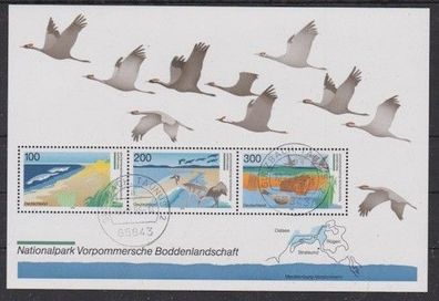 BRD 1996 gestempelt PLZ 65843 Block MiNr. 36 Deutsche National- und Naturparks