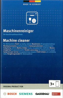 Maschinenreiniger für Geschirrspülmaschinen Siemens 0031294 00311580 311313 Bosch