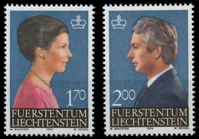 Liechtenstein 1984 Nr 864-865 postfrisch SAF155A