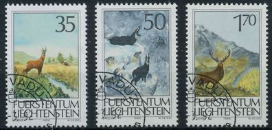 Liechtenstein 1986 Nr 907-909 gestempelt SAF1ACA