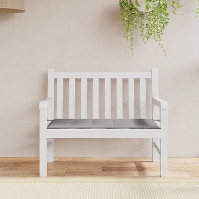 vidaXL Gartenbank-Auflage Grau 120x50x4 cm Oxford-Gewebe