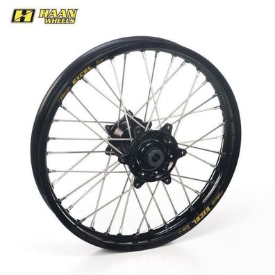 HAAN WHEELS SM Komplett Hinterrad 17x5,00x36T Schwarz Felge/Schwarz Nabe/Schwarz