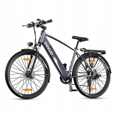 Qekud E-Bike 27.5 zoll E-Cityrad mit 36V 12,5Ah herausnehmbarer Akku 250W Motor