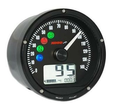 KOSO D75 Tachometer schwarz