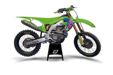 Blackbird Retro Graphic Kit - Kawasaki KX125/250