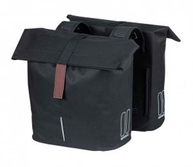 BASIL Doppeltasche "City Double Bag" Volumen: 28 l black