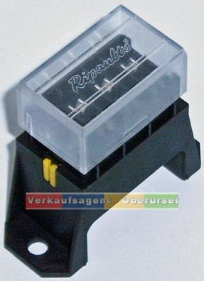 KFZ 4-fach Sicherungshalter, Sicherungsdose, 6 / 12 / 24 Volt, KFZ/ Yacht/ Boot