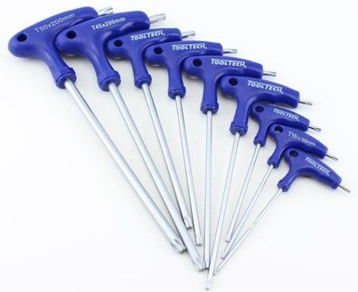 Tooltech 10875 Torx-Schlüsselsatz 9-teilig T10 - T50