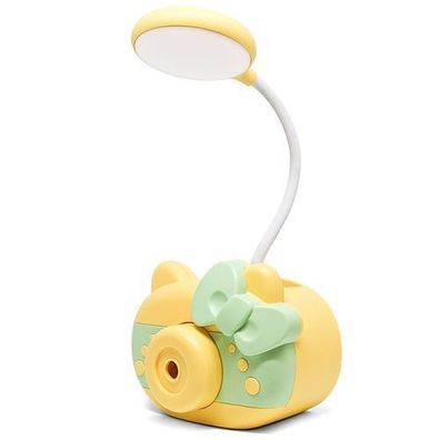 LED Schreibtischlampe für Kinder mit Spitzer Flexrohr Tischlampe Retoo