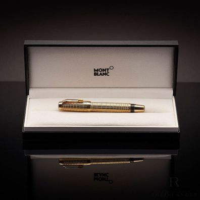 Montblanc Boheme Gold Plated Citrine Line Füllfederhalter ID 7528 Füller mit OVP