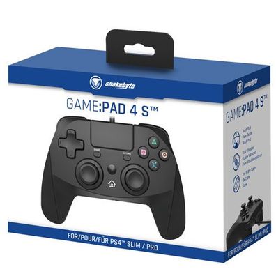 PS4 Controller Game: ad 4S black Kabel Snakebyte - BigBen SB9