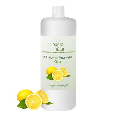 pagra natur Klassisches Massageöl-citrus