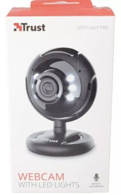 3 X Trust Spotlight Pro Webcam - Perfekte Beleuchtung Kamera Cam Audioqualität