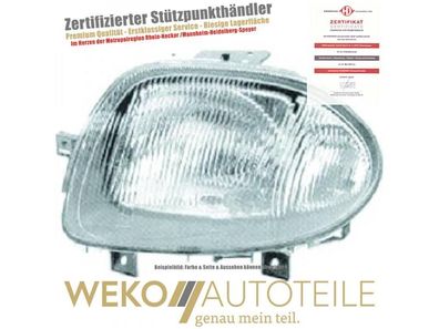 Hauptscheinwerfer links Diederichs 4413085 für Renault