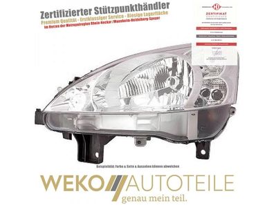 Hauptscheinwerfer links Diederichs 4213683 für Peugeot