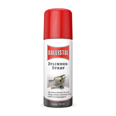 Ballistol Zylinder-Spray, 50ml - die Spezialpflege für Zylinder & Schlösser