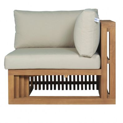 Eckteil Outdoor Gartensofa Loppio aus Teak von Teako Design