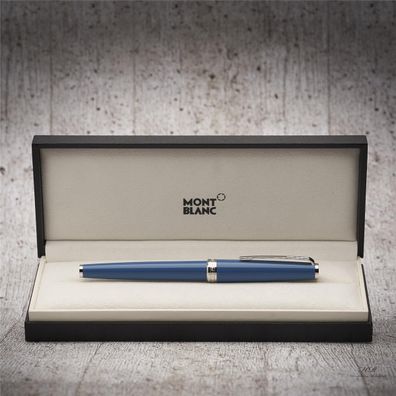 Montblanc PIX Collection Precious Resin Petrol Blue Roller Ball ID 119583 OVP