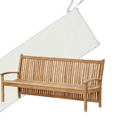 Bankauflage 180 cm x 50 cm für Gartenbank Pescara - creme