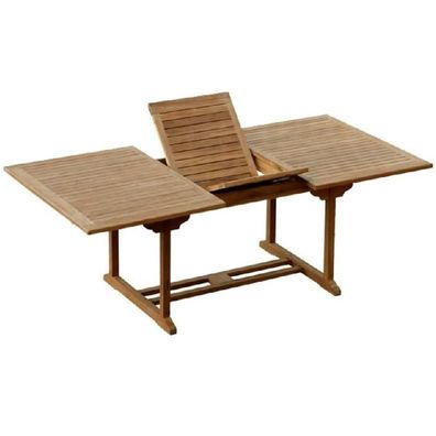 Esstisch Parma Teak Massivholz ausziehbar 180 bis 240 cm von Teako Design