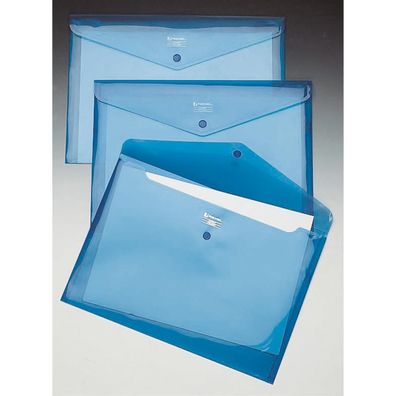 Rexel 16129BU Dokumententasche Folder DIN A4 tü?rkis-transluzent