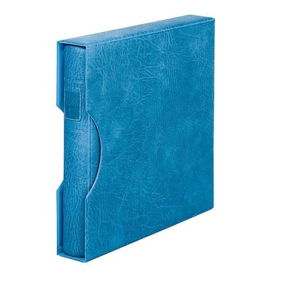 Lindner Ringbinder mit Schutzkassette Set Nr.1124 in blau