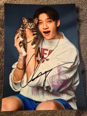 Stray Kids Bang Chan 7inches Autograph