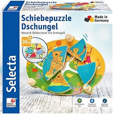 Selecta - Sliding Puzzle Jungle - Selecta - (Spielwaren / Wooden Puzzle)