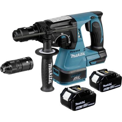 Makita DHR243RTJ - Bohrhammer - schnurlos - 3 Modi - SDS-plus - 2 Joules