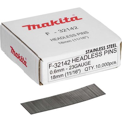 Makita Stift 0,6 x 18mm Inox F-32142 10000 pcs