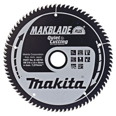 Makita Kreissägeblatt, Makblade PLUS 216 x 30 mm • 80 Zähne