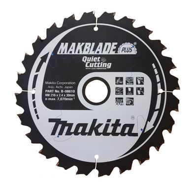 Makita Kreissägeblatt, Makblade PLUS 216 x 30 mm • 24 Zähne