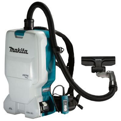 Makita Akku-Staubsauger LXT 18 V x 2, 6 l, 110 mbar