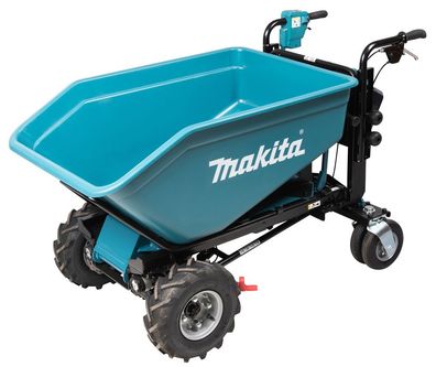 Makita Akku-Schubkarre LXT 18 V x 2 • 300 kg (<3°) • 0 - 1,5 / 3,5 / 5,0 km/h