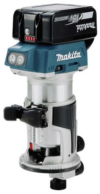 Makita Akku-Multifunktionsfräse LXT 18 V • 10.000-30.000 U/min • 6/8 mm