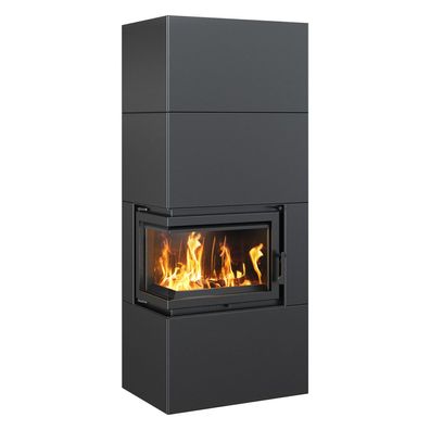 Kamineinsatz Simple Box 8 kW Ø 200 Black