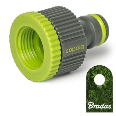 Hahnanschluß 3/4" zu 1/2" 2 in 1 Hahnstück LIME LINE LE-2198 BRADAS 5169