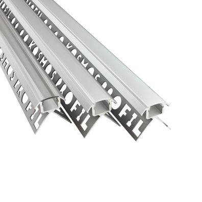 C-T77 LED Alu Fliesenprofil Ecke aussen 10mm silber
