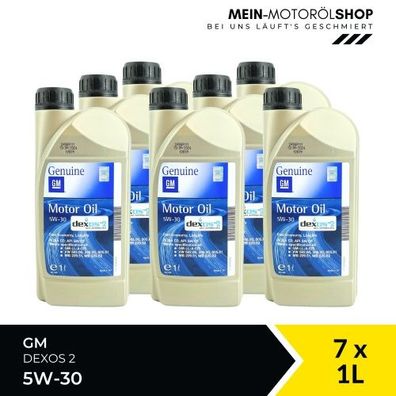 GM Dexos 2 5W-30 7x1 Liter