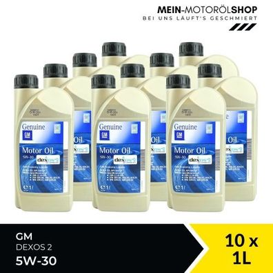 GM Dexos 2 5W-30 10x1 Liter