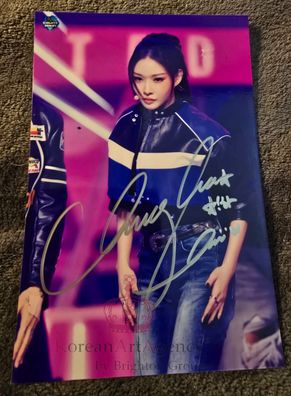 Chungha 6 inches Autograph