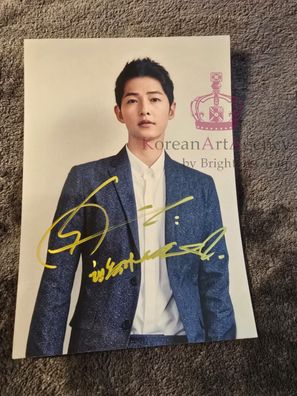 Song Joong Ki 7inches Autograph