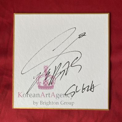 BTS Suga Shikishi Art Board Autograph